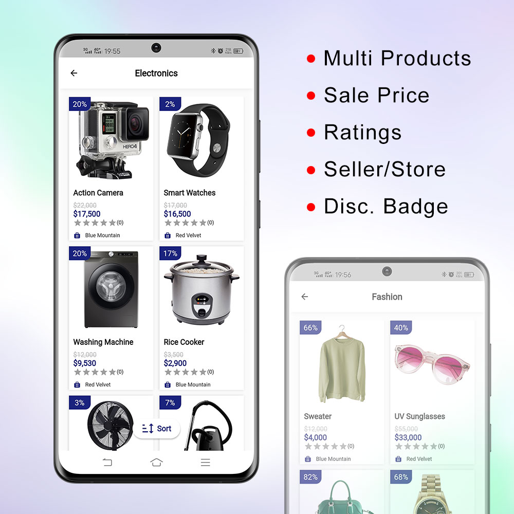 سورس فروشگاهی ios و اندروید – Revo Apps Multi Vendor